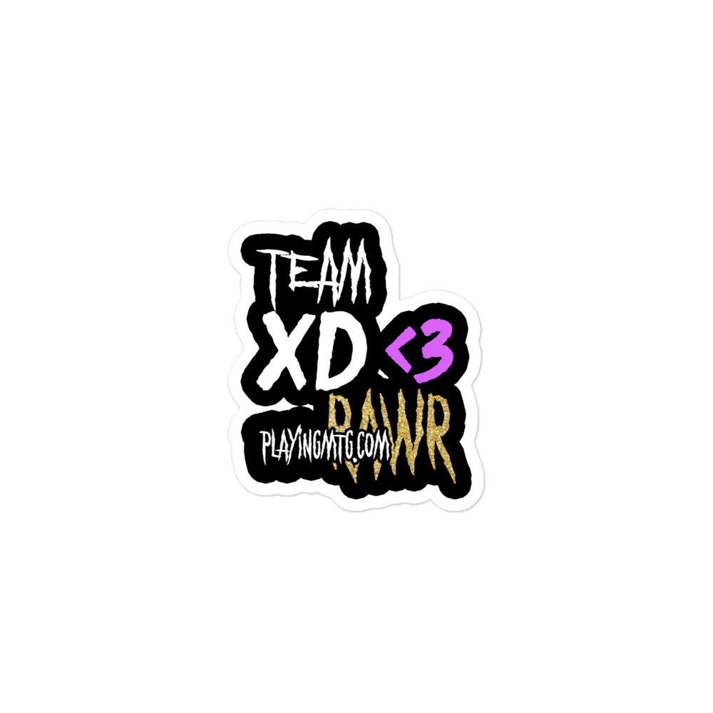 Team XD RaWR Sticker