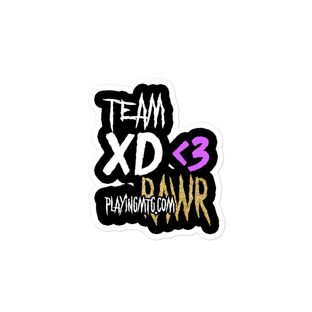 Team XD RaWR Sticker