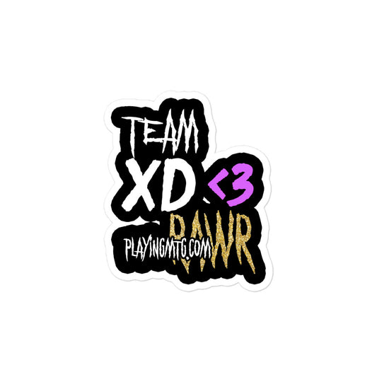 Team XD RaWR Sticker